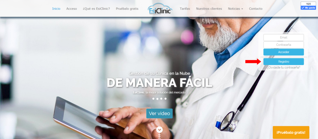 Accede a esiclinic.com